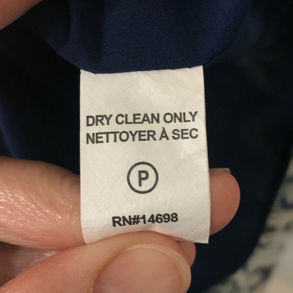 Ramy Brook Paris Printed Georgette Mini Dress in Blue White - Size Medium - Picture 7 of 7